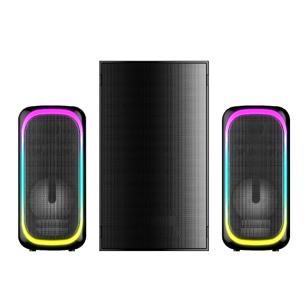 Gaming Speakers, Desktop Speakers with 6 Colorful Lights